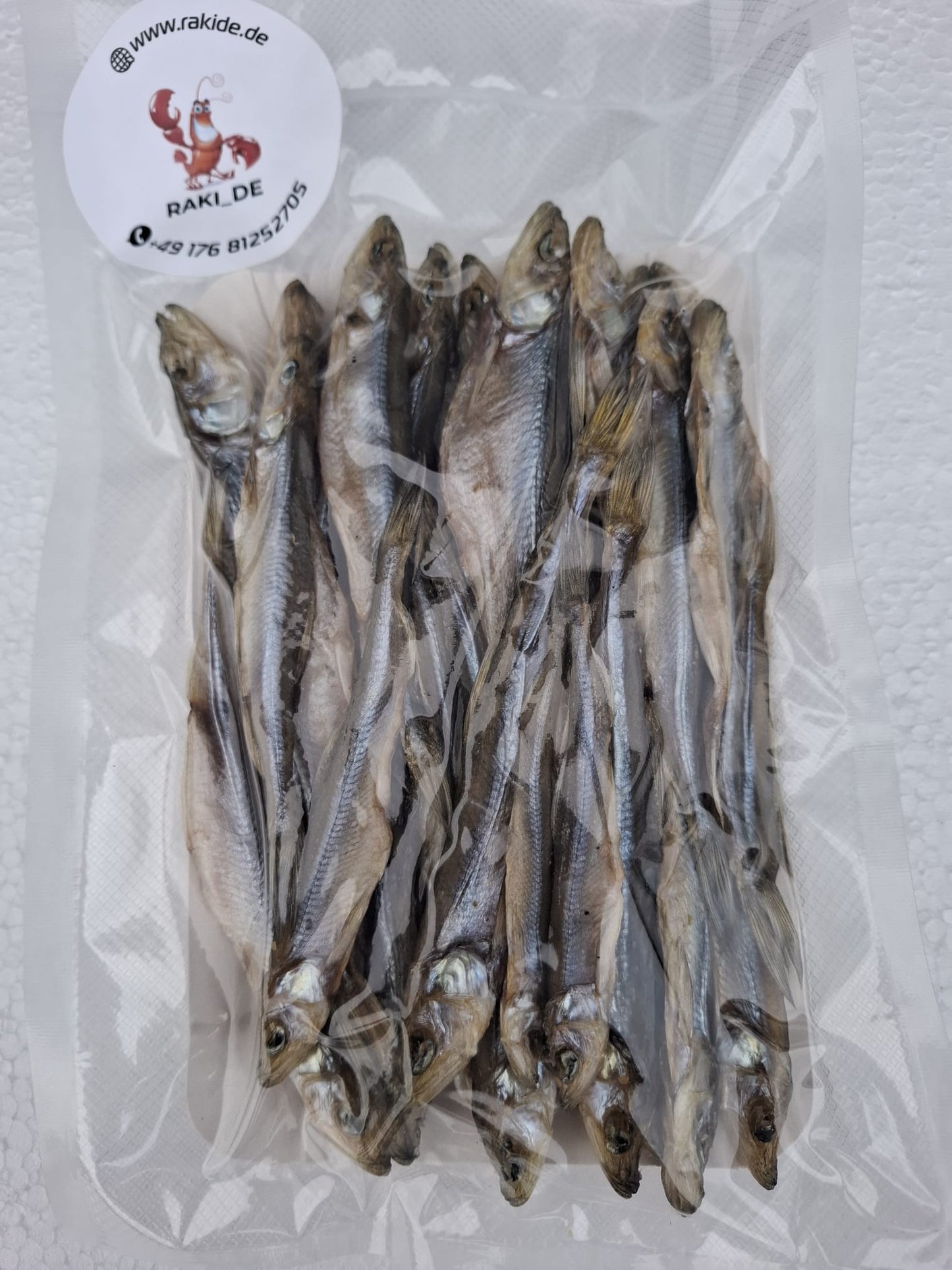 Stint aus der Ostsee, mit 50 % Rogen. 250g.