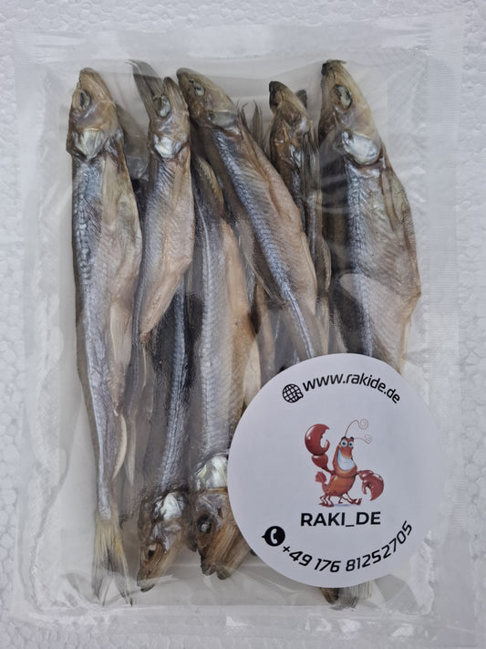 Stint aus der Ostsee, mit 50 % Rogen. 100g.